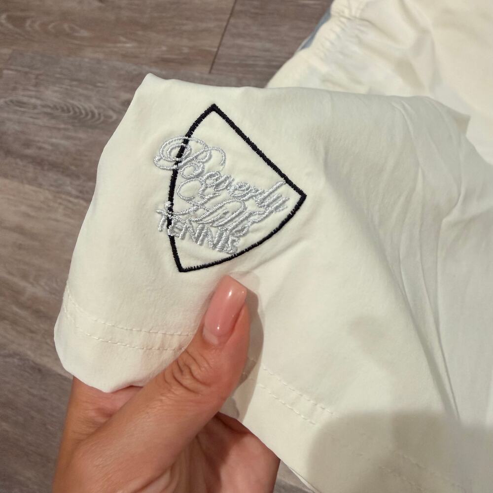 Nike Beverly Hill Tennis White Shorts Size Large - Picture 2 of 5